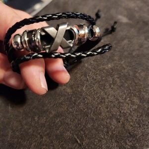 ❤️ Retro PU Leather Woven Bracelet Set, Punk Cool Bracelet